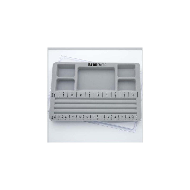 Mini Bead Board w/Lid, 3 Straight Channel (7.75x11.25in) - BBS3