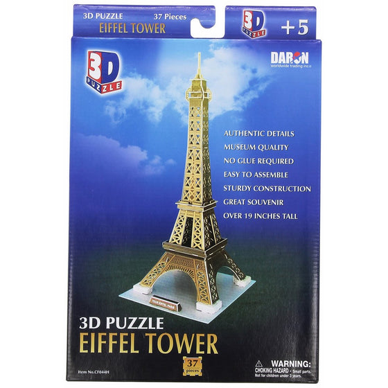 Daron Eiffel Tower Small 3D Puzzle 37-Piece