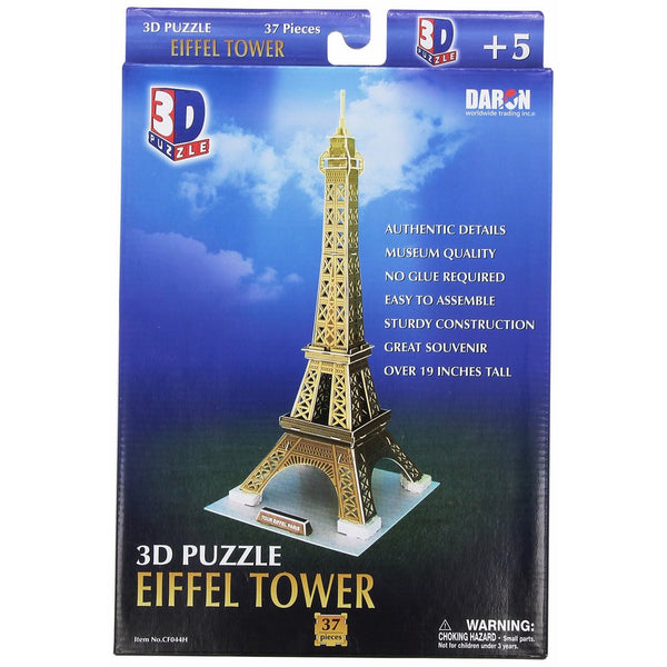 Daron Eiffel Tower Small 3D Puzzle 37-Piece