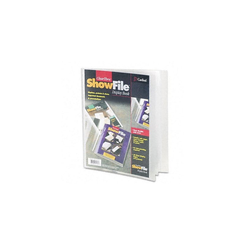 Cardinal ClearThru ShowFile, 12 Pockets, Clear (51532)