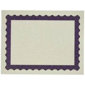Great Papers! Metallic Purple Border Certificate, 8.5"x11", 100 Count (961021)