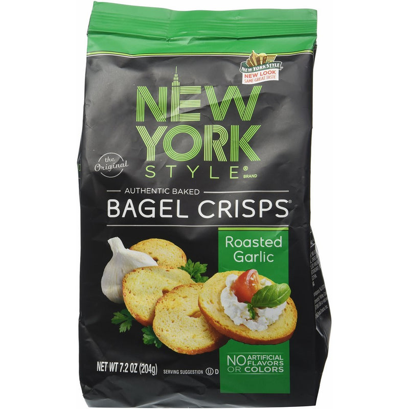 B & G Foods Inc New York Bagel Chip Garlic Bonus, 7.2 oz
