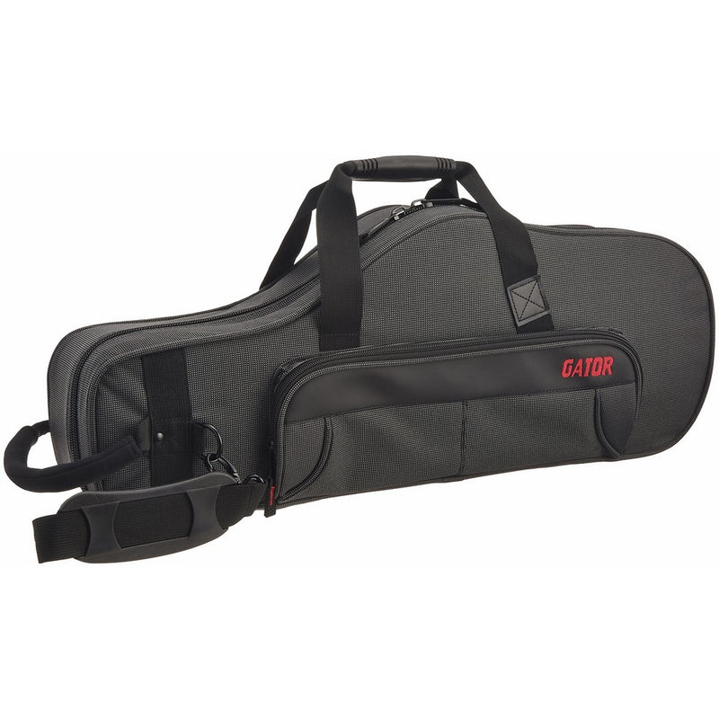 Gator GL-ALTOSAX-MPC Lightweight Alto Sax Case with Mouthpiece Storage-Grey