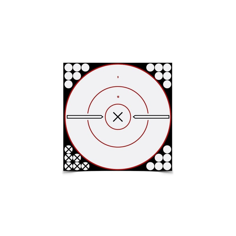 Birchwood Casey Shoot-N-C White/Black 12-Inch Bull's-Eye X 5 Targets
