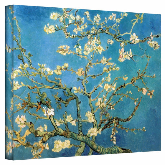 Art Wall Almond Blossom by Vincent Van Gogh Gallery Wrapped Canvas Art, 36 by 48-Inch