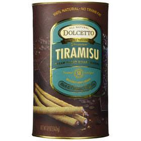 Dolcetto Cream Filled Rolled Wafers Tiramisu -- 12 oz