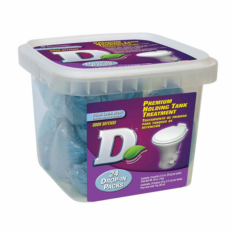 Dometic D1110002 Premium Holding Tank Treatment, Drop In, 24 Count