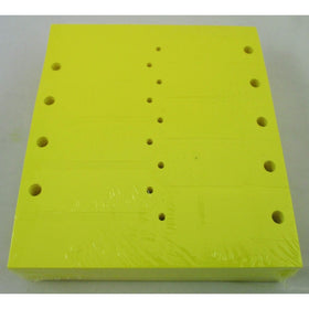 YELLOW Self-Locking Arrow Key Tags (1,000 per pack) Size 4 1/2" X 3/4" (YELLOW)