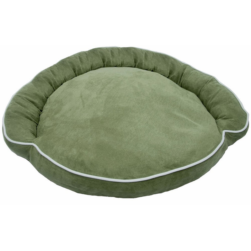 Iconic Pet Luxury Bolster Pet Bed, Small, Moss