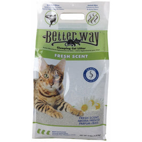 Ultra Pet Better Way Clumping Fresh Scent Cat Litter with Western Bentonite Clay, 14-Pound bag