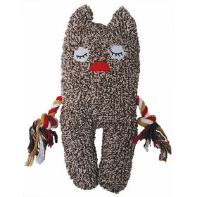 Patchwork Pet Freckles Greybar 13-Inch Plush Dog Toy