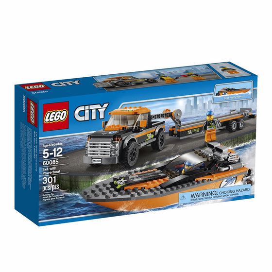 LEGO City Great Vehicles 4x4 with Powerboat