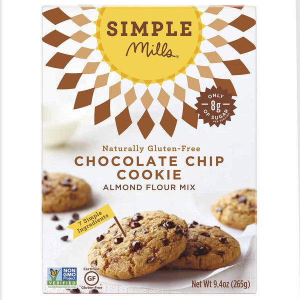 Simple Mills Chocolate Chip Cookie Mix, 9.4 Ounce