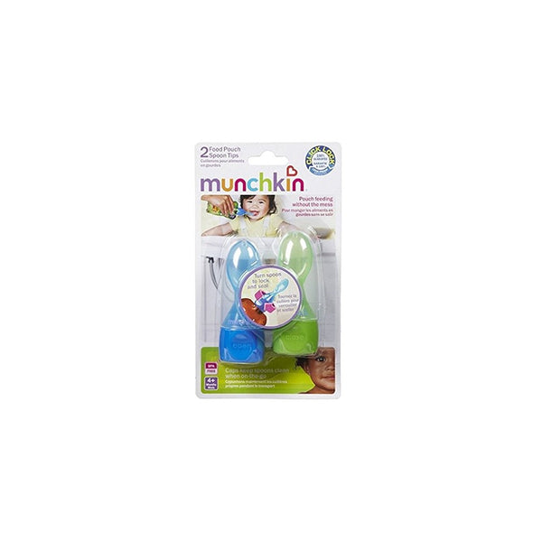 Munchkin Click Lock Food Pouch Spoon Tips - 1 Pack Of 2 Count