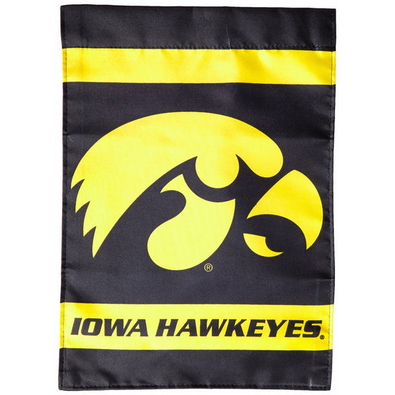 NCAA Iowa Hawkeyes 2-Sided Garden Flag