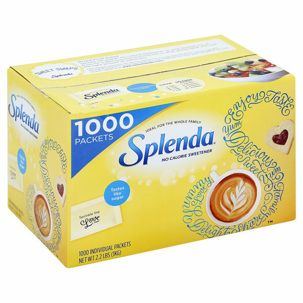 Splenda-No Calorie Sweetener Value Pack-1000 Count-Sugar Substitute for Use with Coffee, Tea, Fruit, Cereal, and More