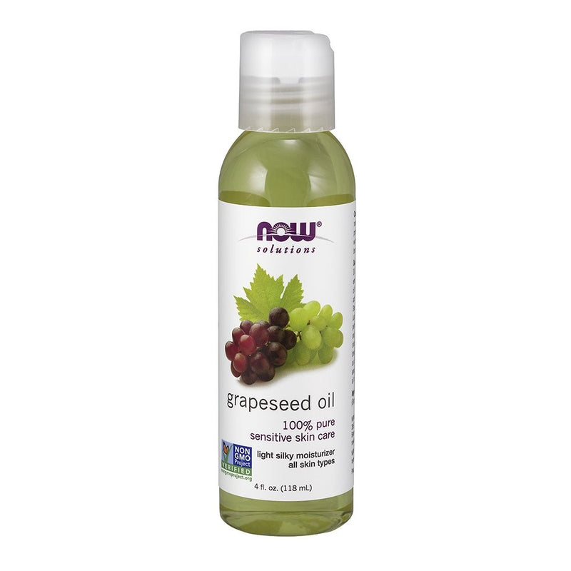 NOW Solutions Grapeseed Oil, 4-Ounce