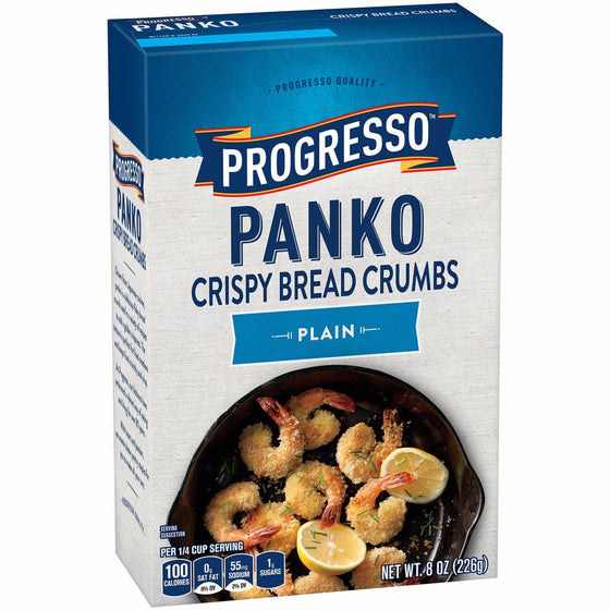 Progresso Panko Style Breadcrumbs, 8-Ounce Boxes (Pack of 12)