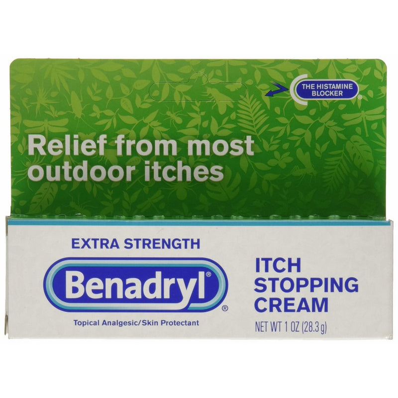 Benadryl Extra Strength Itch Stopping Cream, 1 Ounce