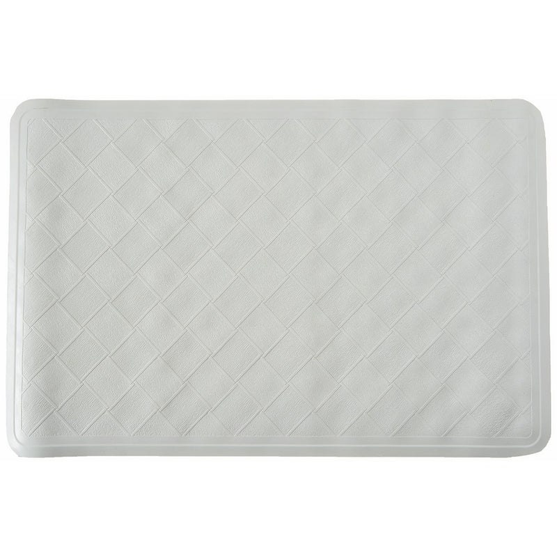 HOMZ Small Bath Mat, White