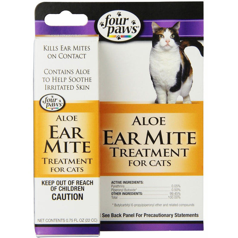 Four Paws Cat Ear Mite Remedy, 0.75oz