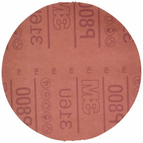 3M 01105 Stikit Red 6" P800 Grit Abrasive Disc