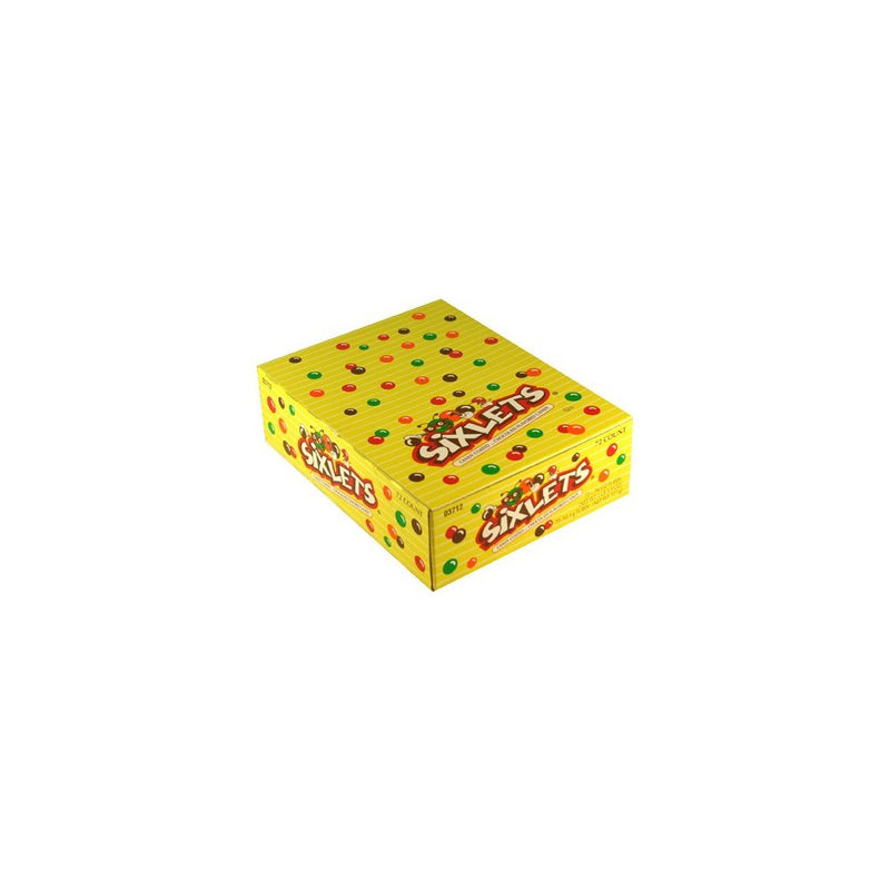 Sixlets Candy Coated Chocolate Candy 72 Tubes