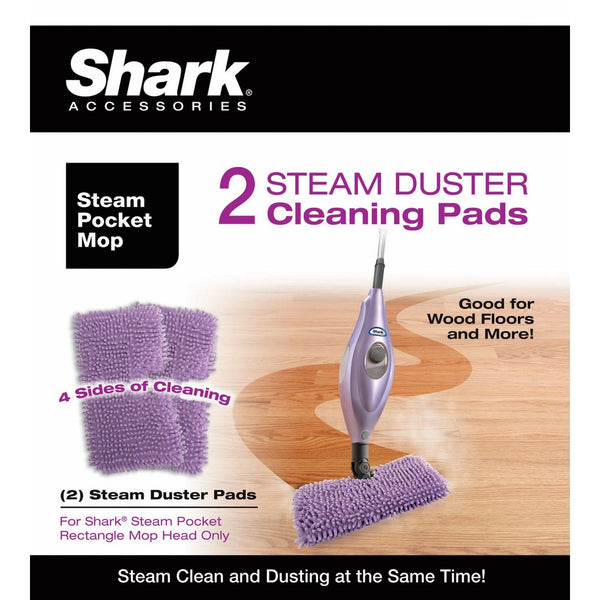 Shark Steam Duster Microfiber Cleaning Pads, Set of 2, XT3501SD