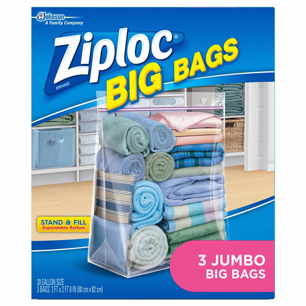 Ziploc Jumbo Big Bags 3 ea