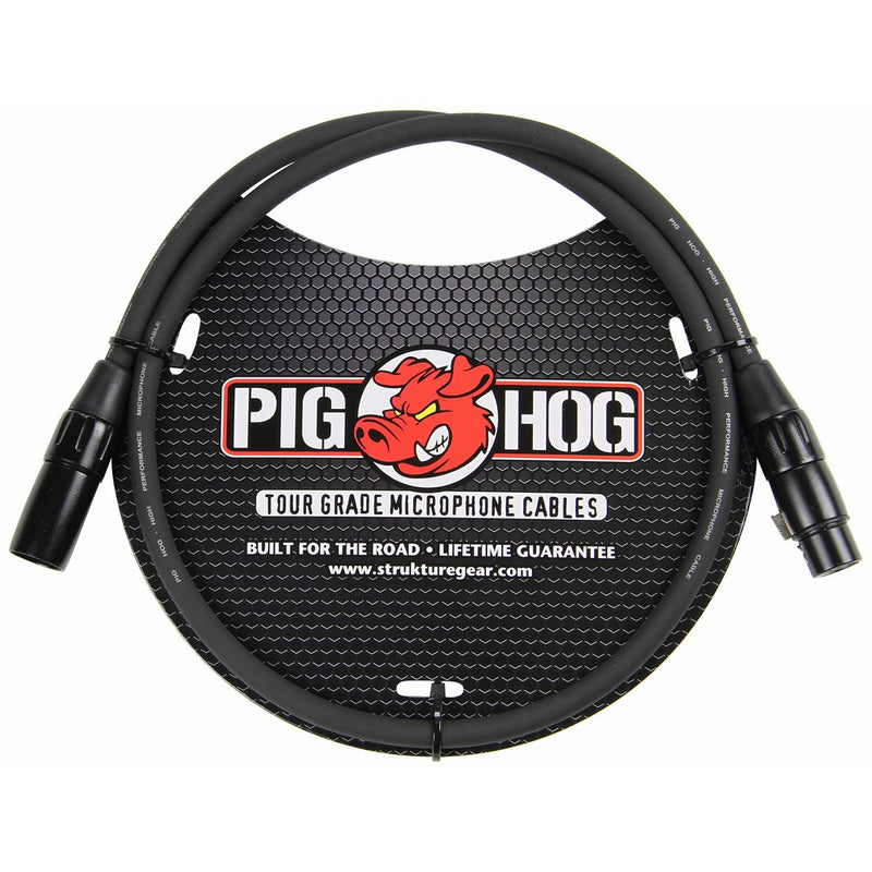Pig Hog PHM3 High Performance 8mm XLR Microphone Cable, 3 feet