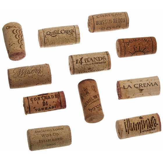 Premium Recycled Corks, Natural Wine Corks From Around the US - 100 Count