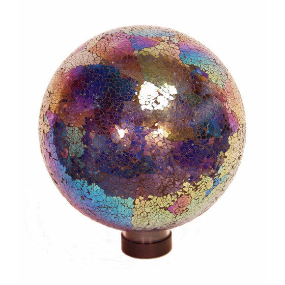 Echo Valley 8196 10-Inch Mosaic Glass Gazing Globe, Arco Iris