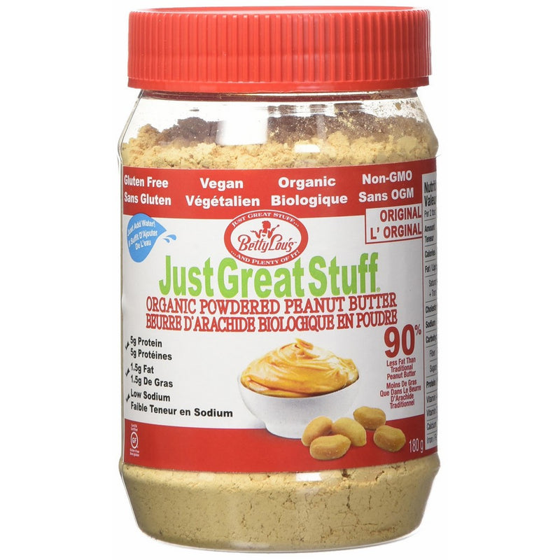 Betty Lou's Just Great Powdered Peanut Butter, 6.35-Ounce Jar
