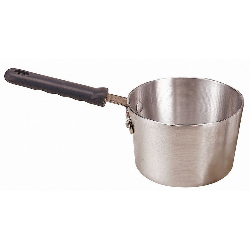 Crestware 3-Quart Heavy Gauge Aluminum Sauce Pan with Grip Handle, Heat Resistant up to 350-Degree