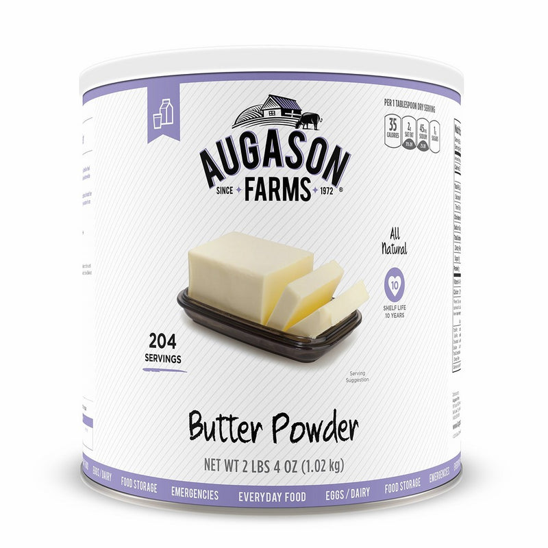 Augason Farms Butter Powder 2 lbs 4 oz No. 10 Can