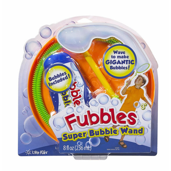 Little Kids Super Fubbles Bubble Wand (Colors May Vary)
