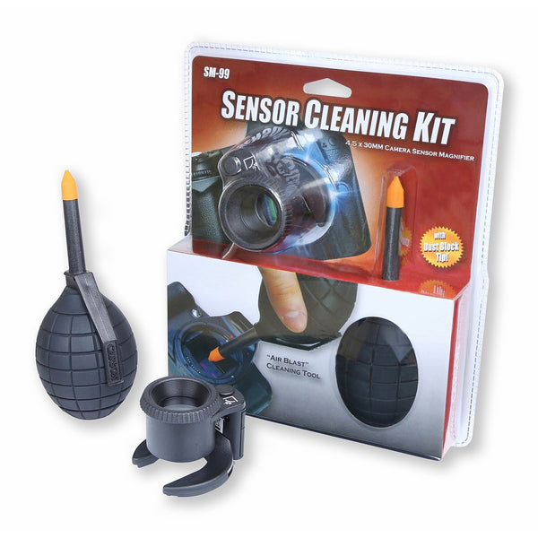 Carson Sensor Cleaning Kit - 4.5 x 30mm, Black