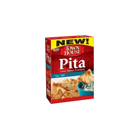 Keebler, Town House, Pita Crackers, Sea Salt, 9.5oz Box (Pack of 4)