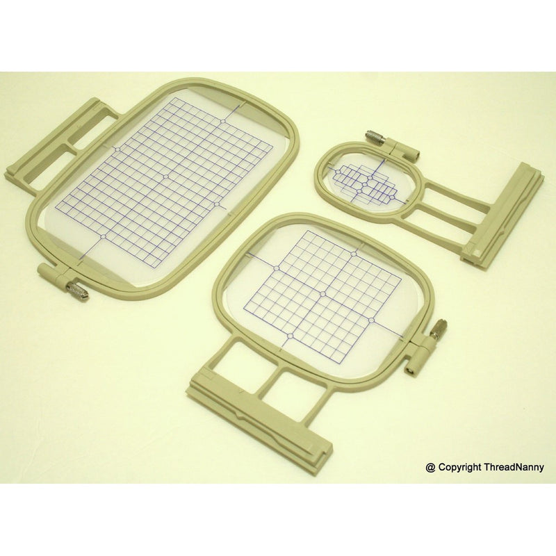 NEW 3 EMBROIDERY MACHINE HOOPS Set for Brother Innovis 2500D, 1500D, 4000D, 2800D Babylock Aventura Duetta 4500D, Quattro 6000D Quattro 2 6700D, Isodore Innov-ís 5000, Duetta 2 4750D, DreamMaker XE VE2200, DreamWeaver XE VM6200D from ThreadNanny