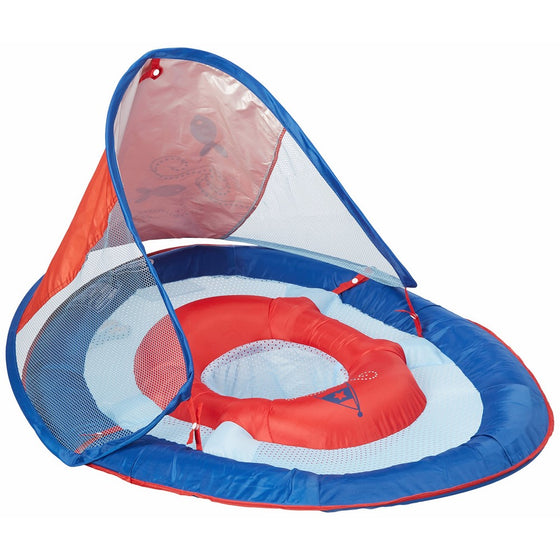 Swimways Baby Spring Float Canopy Boat 9-24 Months -Solid