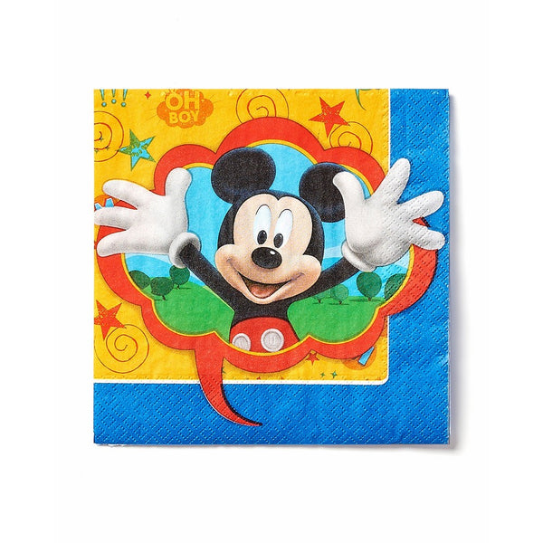 American Greetings Mickey Mouse Clubhouse Lunch Napkins, 16 Pieces, Made from Paper, by Amscan