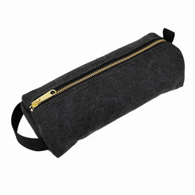 Rough Enough Military Highly Heavy Duty Canvas Mufti-Functional Classic Vintage Stationary Small Tool Pouch Pencil Case Durable Pen Bag Zipper Box Holder For Arts Supply Pens Pencils School Supplies