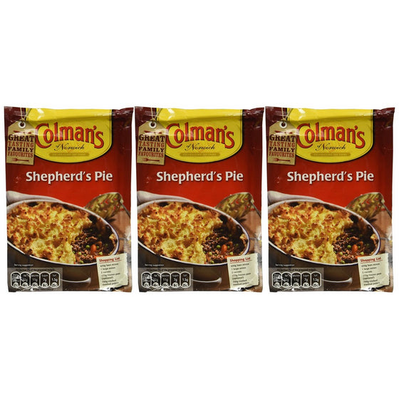 3 x Colman's Shepherd's Pie Mix, 1.75-ounce package