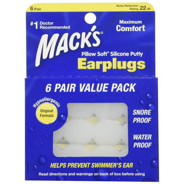 Mack's Pillow Soft Earplugs Value Pack, 48 Count