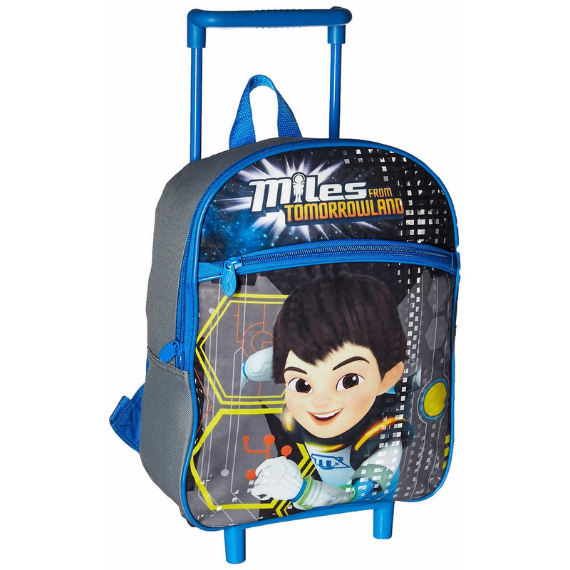 Disney Boys' Miles from Tomorrowland 12 Inch Rolling Backpack, Blue