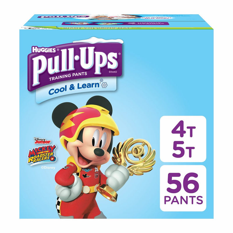 PULL-UPS Cool and Learn Training Pants for Boys, 4t-5t, Giga Special Pack, 56 Count