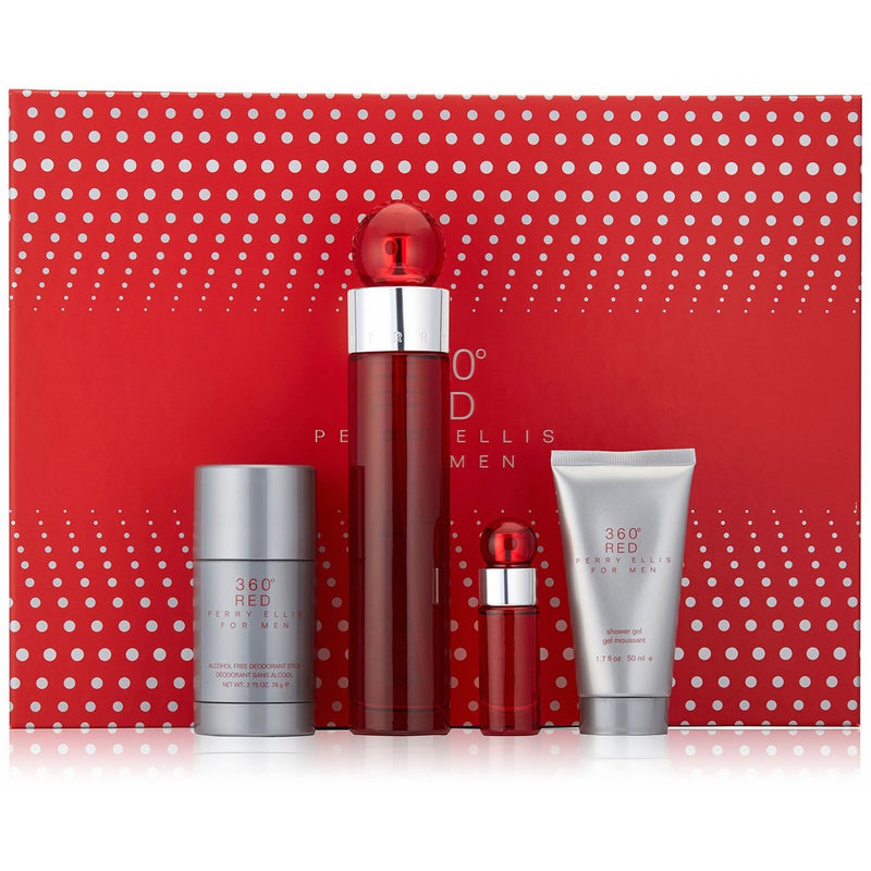 Perry Ellis 360 Red for Men 4-piece Gift Set