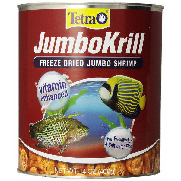 Tetra JumboKrill Freeze Dired Jumbo Shrimp, Vitamin Enhanced