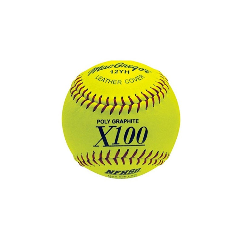 MacGregor NFHS Fast Pitch Softball, 12-inch (One Dozen)