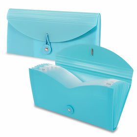 DocIt Coupon Organizer, 13-pocket Expanding File Organizer for Coupons, Receipts, Invoices, Checks and More, 10.4 x 5 x 1.3, Color May Vary (00886)